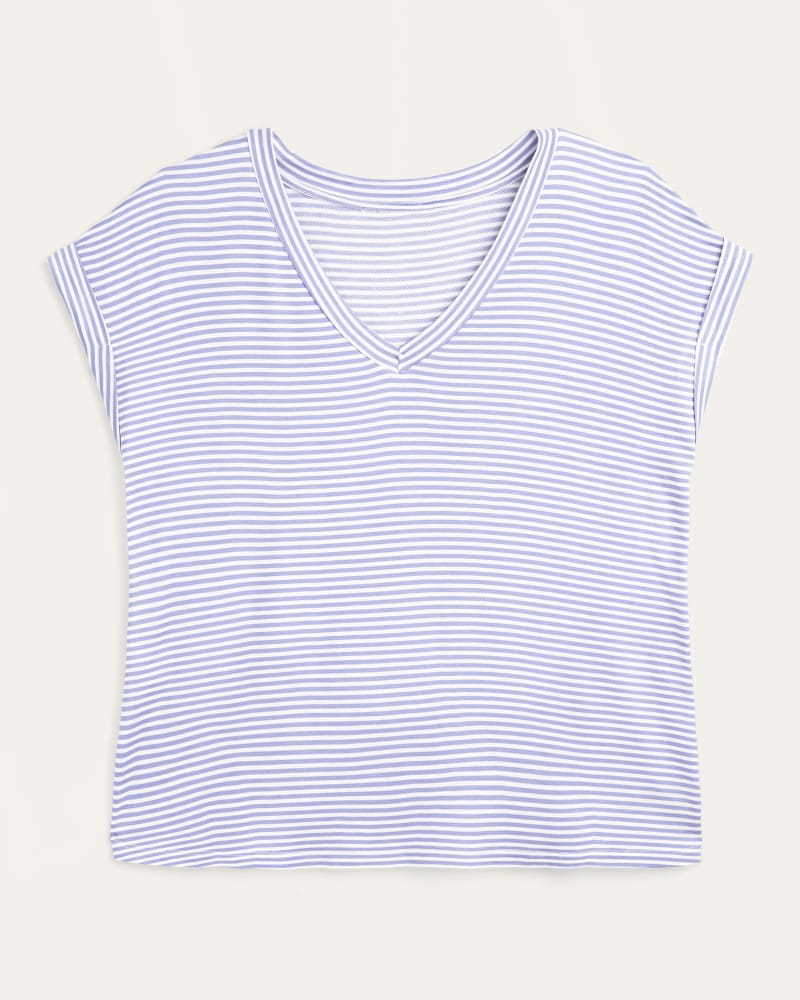 Front of plus size Loren French Terry Short-Sleeve Tee by Hiatus | Dia&Co | dia_product_style_image_id:166641